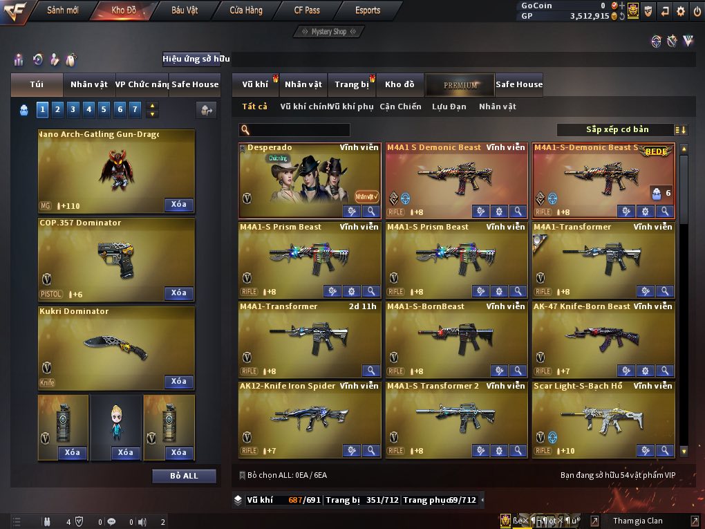 ACC CF Đột Kích Miễn Phí Free