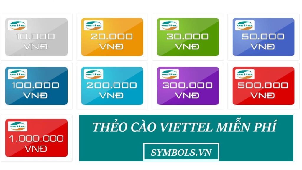 Thẻ Viettel miễn phí