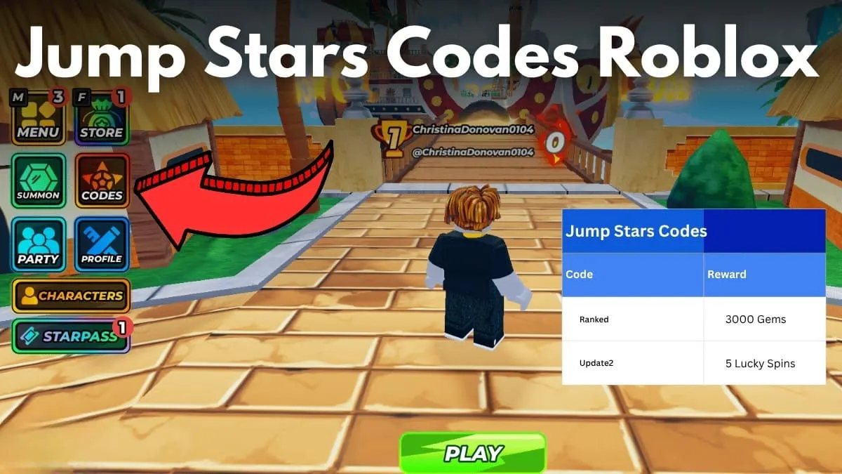 Lưu ý khi nhập code Jump Stars