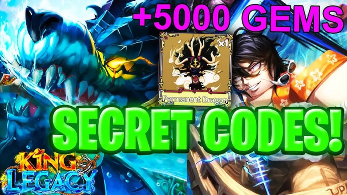 Code King Legacy update mới nhất 09/2026: Cách nhập đổi x2 Exp, Gem, Reset chỉ số